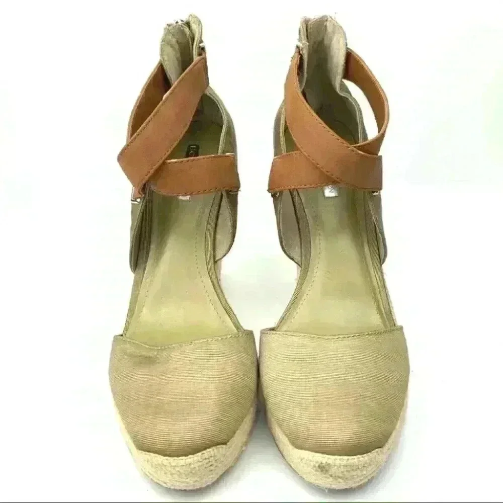 Bcbgeneration platform wedge 9.5 39.5 Espadrilles